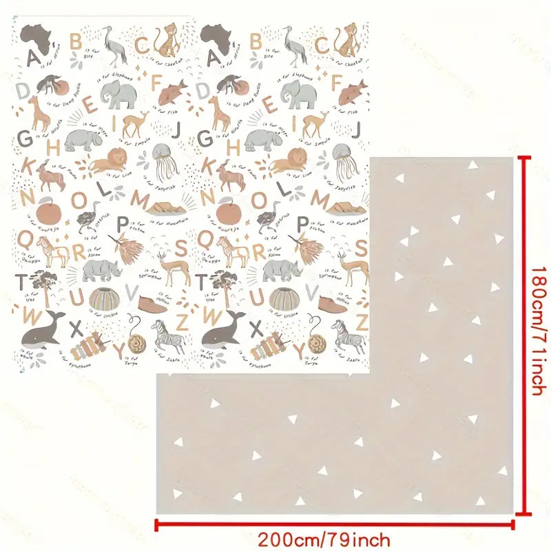 Learn the ABC - Explore Africa Playmat