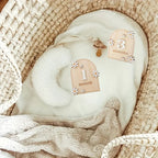 Two-Sided Daisy Wooden Month and Year Milestone Cards