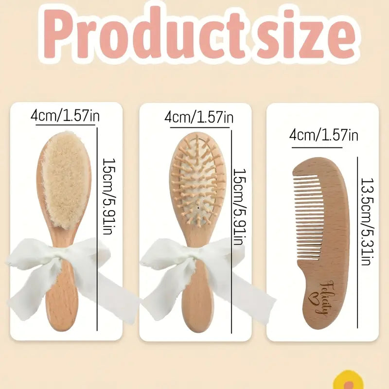 Custom carved brushes - Set of 3