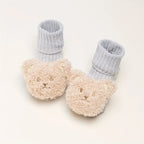 1 Pair/3 Pairs of Soft And Comfortable Ribbed Socks for Babies