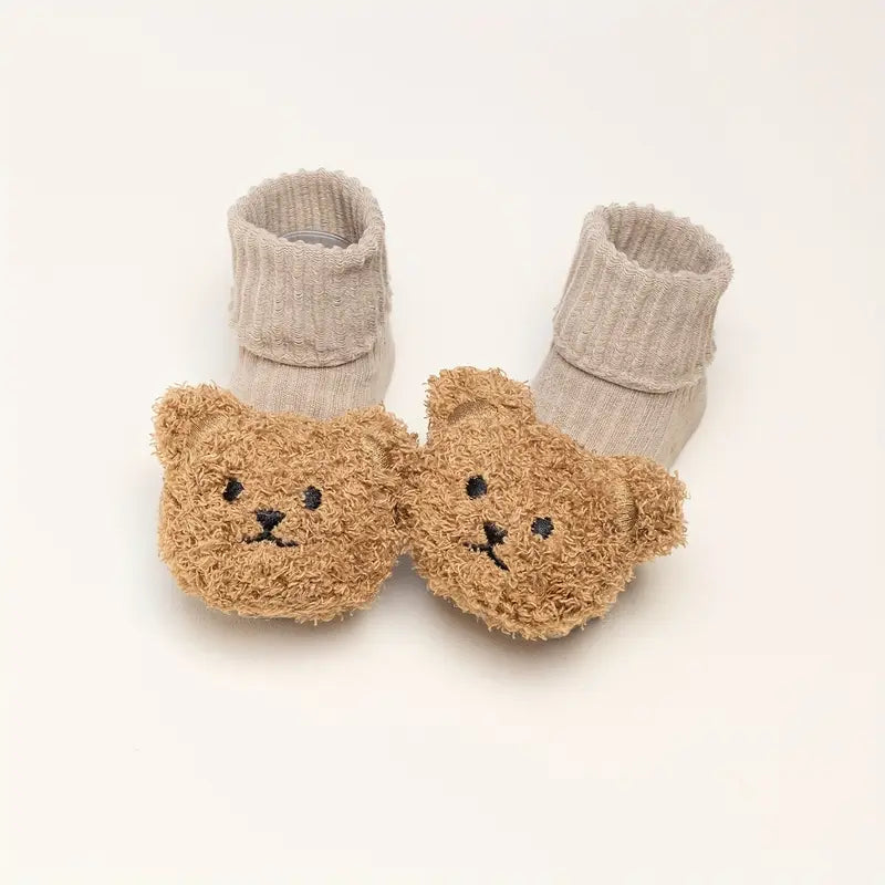 1 Pair/3 Pairs of Soft And Comfortable Ribbed Socks for Babies